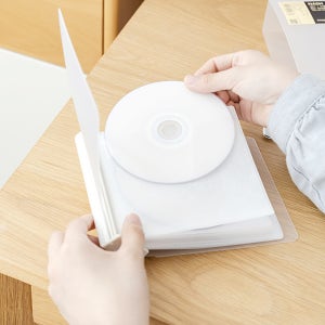 대용량 cd 보관함 슬라이딩 앨범형 cd 케이스 부직포 음악 파일