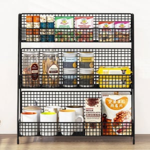 다용도 철재 거실 선반 정리 철재 3단 선반 좁은 공간