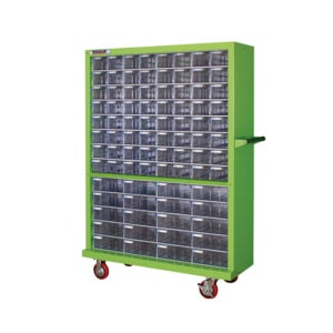 에스엔에스 캐스터 부품보관함 업소용 SE-M52C ABS코팅 핸들 철제캐비넷