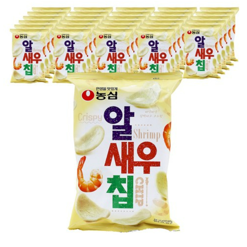 농심 알새우칩, 68g, 30개 (30,750원) (무료)