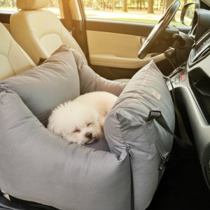 하개랩 강아지 카시트 국산 애견 프리미엄 3Way 자동차시트 그레이, XL