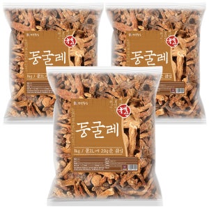 국내산 말린 둥굴레차 1kg, 3개
