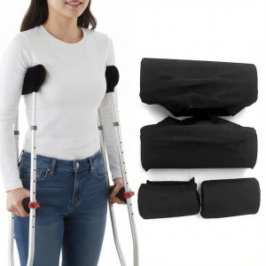 퓨어미즈키 목발 쿠션 패드 세트 양쪽 겨드랑이 손잡이 커버