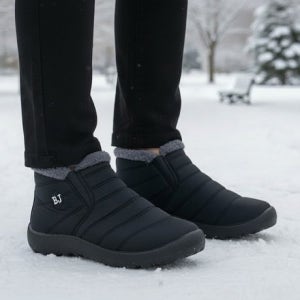 겨울 방한 패딩 슬립온 퍼안감 논슬립 데일리슈즈