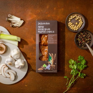 제주맘 우리쌀 참나무 떡갈비맛 스테이크