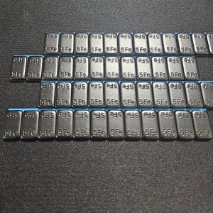 붙이는납 휠납 휠발란스납 밸런스납 리필 블랙 4800개 400줄 24kg