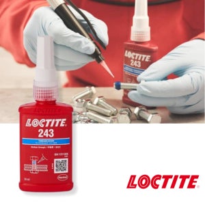 록타이트 나사 고정제 243 볼트 너트 고정 풀림방지 중강도 본드 접착제 50ml, 1개