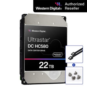 공식인증점 WD ULTRASTAR HC580 22TB HDD WUH722422ALE6L4