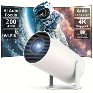 M5 4K 안드로이드 프로젝터 WiFi6 검정색