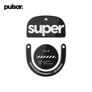 펄사 로지텍 GPX2 타입-S 블랙 슈퍼글라이드 지슈라2 유리 마우스피트 Type-S Balck