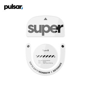 펄사 로지텍 GPX2 타입-S 화이트 슈퍼글라이드 지슈라2 유리 마우스피트 Type-S White