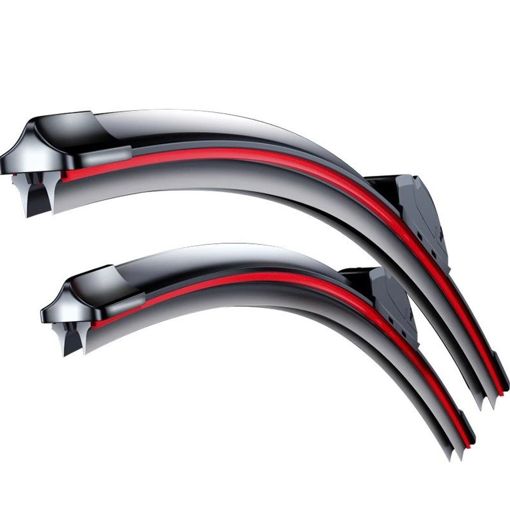 와이퍼 교체 청소 휴대용 YELLOW 차량용 후면 저장소 에베레스트 리필 앞유리 <b>PAIR</b>