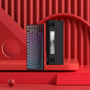 MCHOSE G75 Pro 유무선 기계식 키보드 게이밍 커스텀 핑크