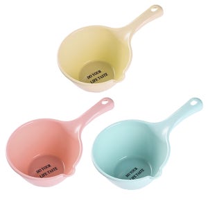 손잡이 욕실 물바가지 다용도 목욕 청소용 3개세트