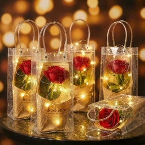 슈리팜 투명 PVC 선물 포장백 2L 10개