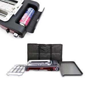 가스버너 가정용부르스타 캠핑버너세트 미니가스렌지 그릴팬 포함