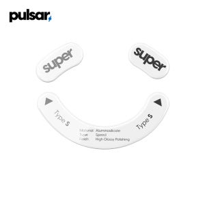 펄사 레이저 DeathAdder V3 Pro 타입-S 화이트 슈퍼글라이드 데브삼 유리 마우스피트 Type-S White