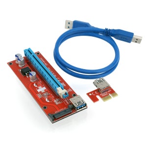 NEXTU PCIE 1X to 16X 라이저카드 비트코인 이리더움 채굴기 NEXT-10BCR