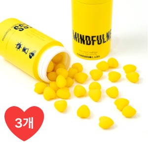 L 테아닌 스트레스로 인한 긴장완화 건강기능식품 마음챙김 츄어블 콤마 30캡슐, 3개