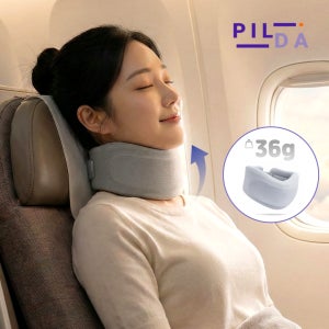 필다 초경량 기내용 목베개 여행용 휴대용 비행기 승무원 목배게