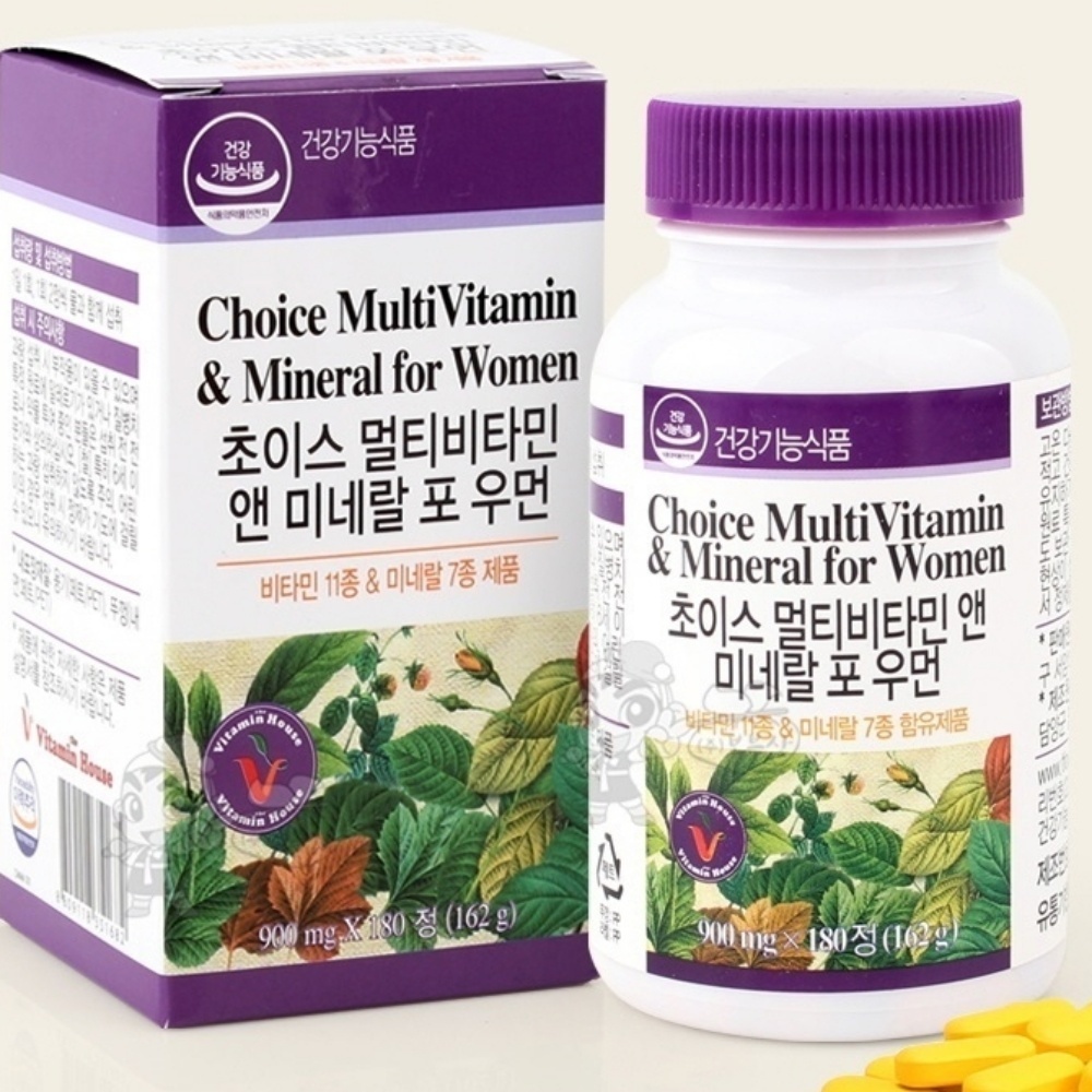 비로지메디컬 여성 면역력증진 멀티비타민 앤 미네랄 포우먼 3개월분 초이스 비타민보충