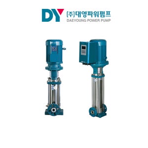 대영파워펌프 DVT 3-19(3.7KW) ￠32 입형 다단 급수 펌프 축 STS316 적용(하이젠 모터 포함)