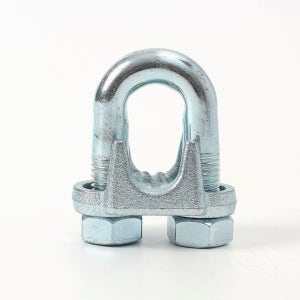 와이어 고정 클립 유볼트 로프 연결부속 4개입 22-24mm