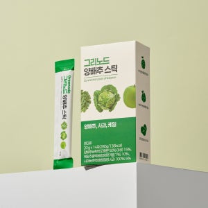 그리노드 양배추 사과 케일 야채 채소 과일 한포 한입 그린 샐러드 젤리 스틱