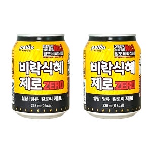 팔도 비락식혜 제로 238ml x 24개