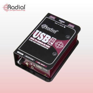 레디알 RADIAL USB PRO 레디알 스테레오 USB 랩탑 PC 다이렉트박스 DIBOX