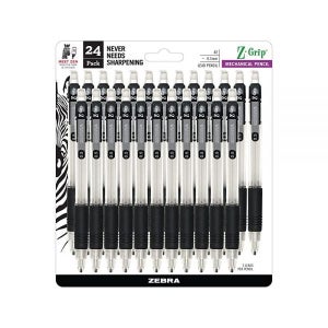 Zebra Pen 제트 그립 샤프 펜슬 0.5mm 24개 블랙