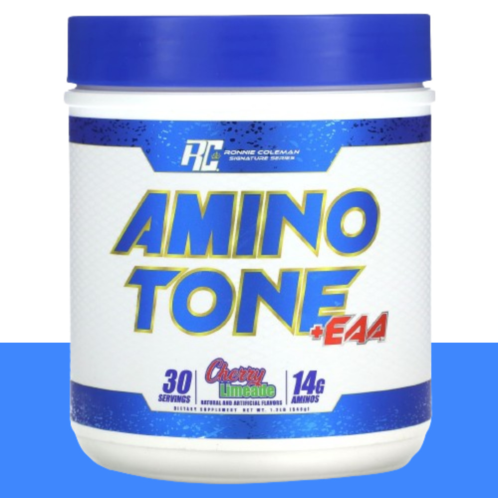 <b>로니콜먼 운동</b> 부스터 EAA 필수 아미노산 Amino Tone 체리 라임에이드맛 540g