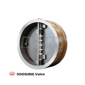 듀얼플레이트체크밸브(WAFER-TYPE)(SDV-1)주강350A(20K)[수성][101053]