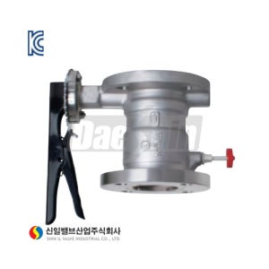 스텐파이브원체크밸브B형SI-613(레버식) 100A(10K)[신일][101138]