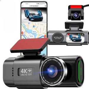 4K 블랙박스 GPS 와이파이 2채널 B53P 전용 32G 카드