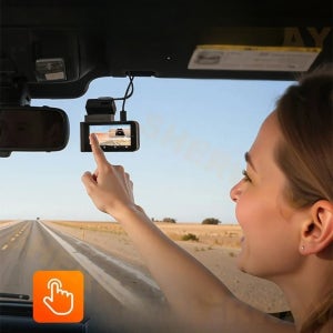 4K+2K 블랙박스 터치스크린 GPS WiFi 4K-2K GPS 24시간 SD 카드 없음