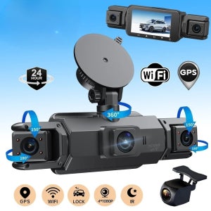 4채널 블랙박스 GPS WIFI 주차녹화 GPS X 케이블 X SD 카드 없음