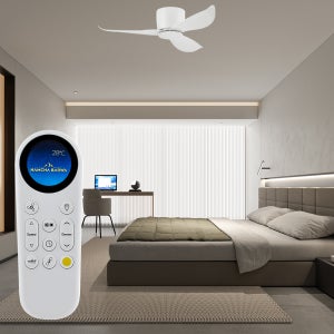 NAMCHA BARWA 저소음 소형 실링팬 KR-8 화이트