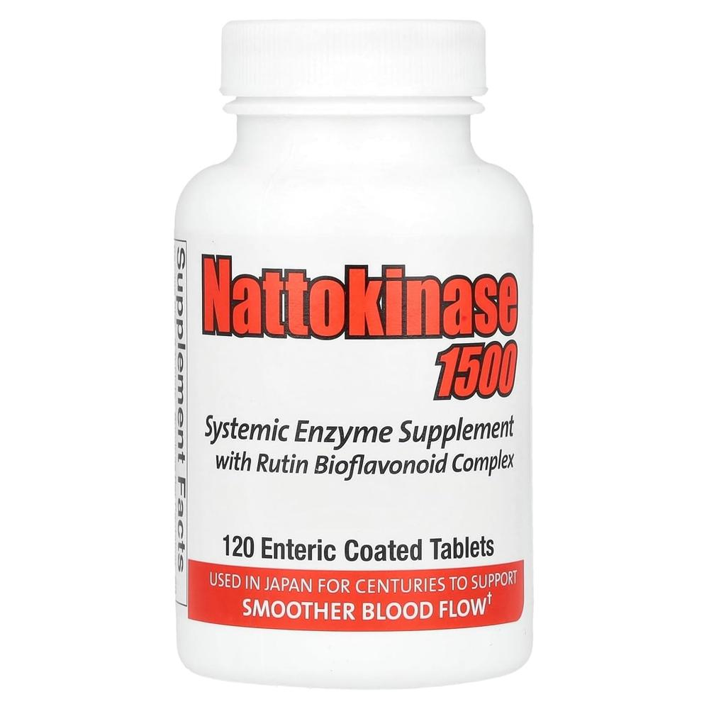 <b>닥터스초이스</b> nattokinase 나토키나제 1500 FU +루틴 100mg 120 정 1팩D