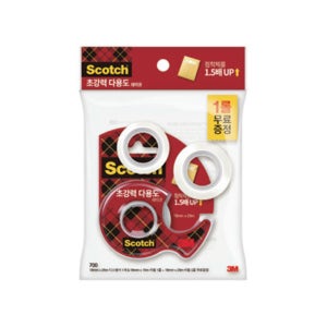 3M 초강력 다용도 테이프 12mm x 25m 700 (2+1) 스카치
