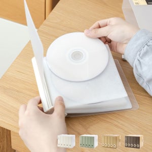 앨범형 CD 케이스 120개입 공보관함 정리함 수납함 어린이 슬림 시디 게임