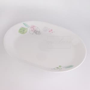 코렐 멜로디 타원 대접시 식기 그릇 형접시 접시 큰접시 원형접시 대 요리 손님접 신혼