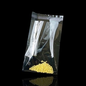 타공형 접착식 투명 PP 25X30cm+4cm 600장 봉지 포리백 폴리백 속지 의류