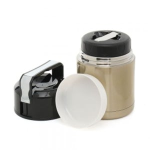 쿠킹메이드 간편조리 보온죽통 휴대 스텐 도시락 골드 푸드자 보온통 보온보냉 보온밥통