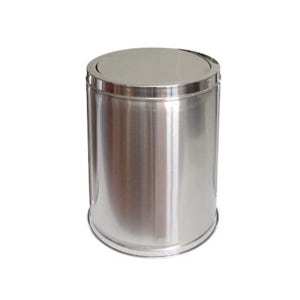 사무실용 뺑뺑이 스텐 휴지통 대 11L 삼원산업 쓰레기통 레스