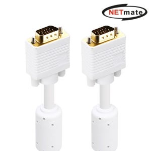 넷메이트 NM-PR10W RGB 3+9 모니터 케이블 10m 강원전자