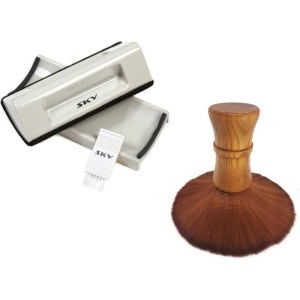 LP 클리너 엘피청소 벨벳 브러쉬+체리 턴테이블 판