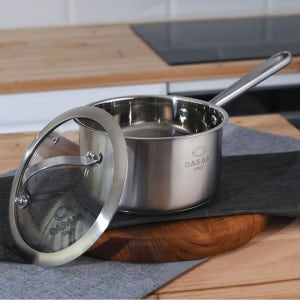 까사니 인덕션겸용 3중바닥 올스텐 편수냄비 18cm 주방용품 라면 하이라이트 전골
