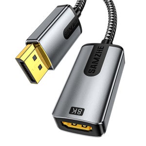 삼지 DP to HDMI 변환 젠더 컨버터 8K 60Hz DH802Q