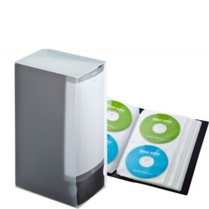 파일형 CD DVD 케이스 120매 블랙 보관함 공 보관 공dvd 정리함 씨디 매